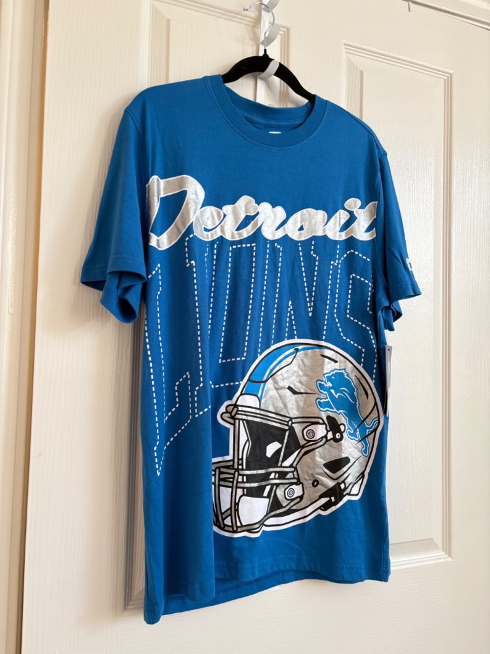 detroit lions mens shirt Blue Size M NWT - Picture 5 of 14
